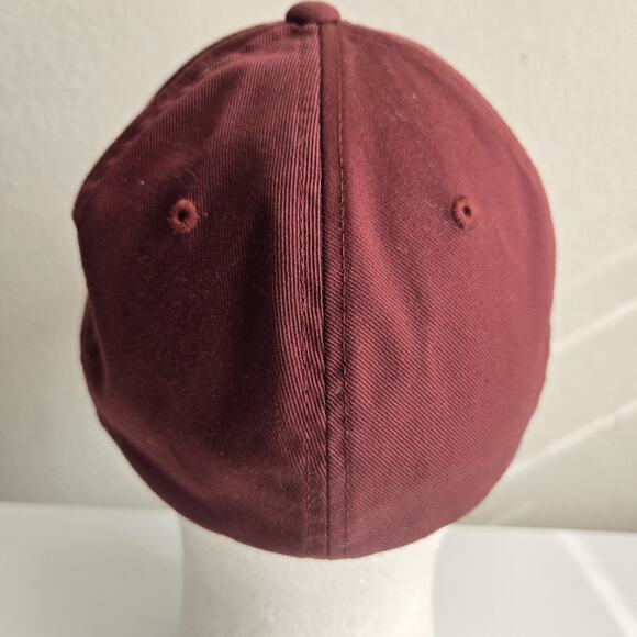 St Barnabas Warriors Yupoong Fitted Hat Cap‎ Red Small Medium Flexfit 6 Panel - Picture 4 of 8